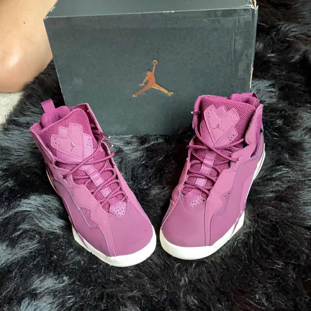 Purple True Flight Jordan’s